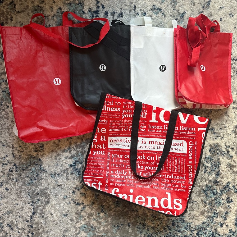 Lululemon Shopper Bag Bundle of 5